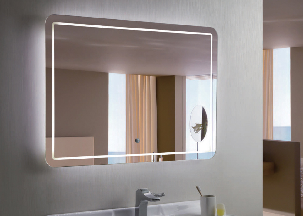 Зеркало с подсветкой в ванную с сенсорным выключателем. Зеркало прямоугольное с подсветкой. Зеркало с внутренней подсветкой. Зеркало с подсветкой с сенсорным выключателем. Зеркала для ванной с подсветкой и подогревом